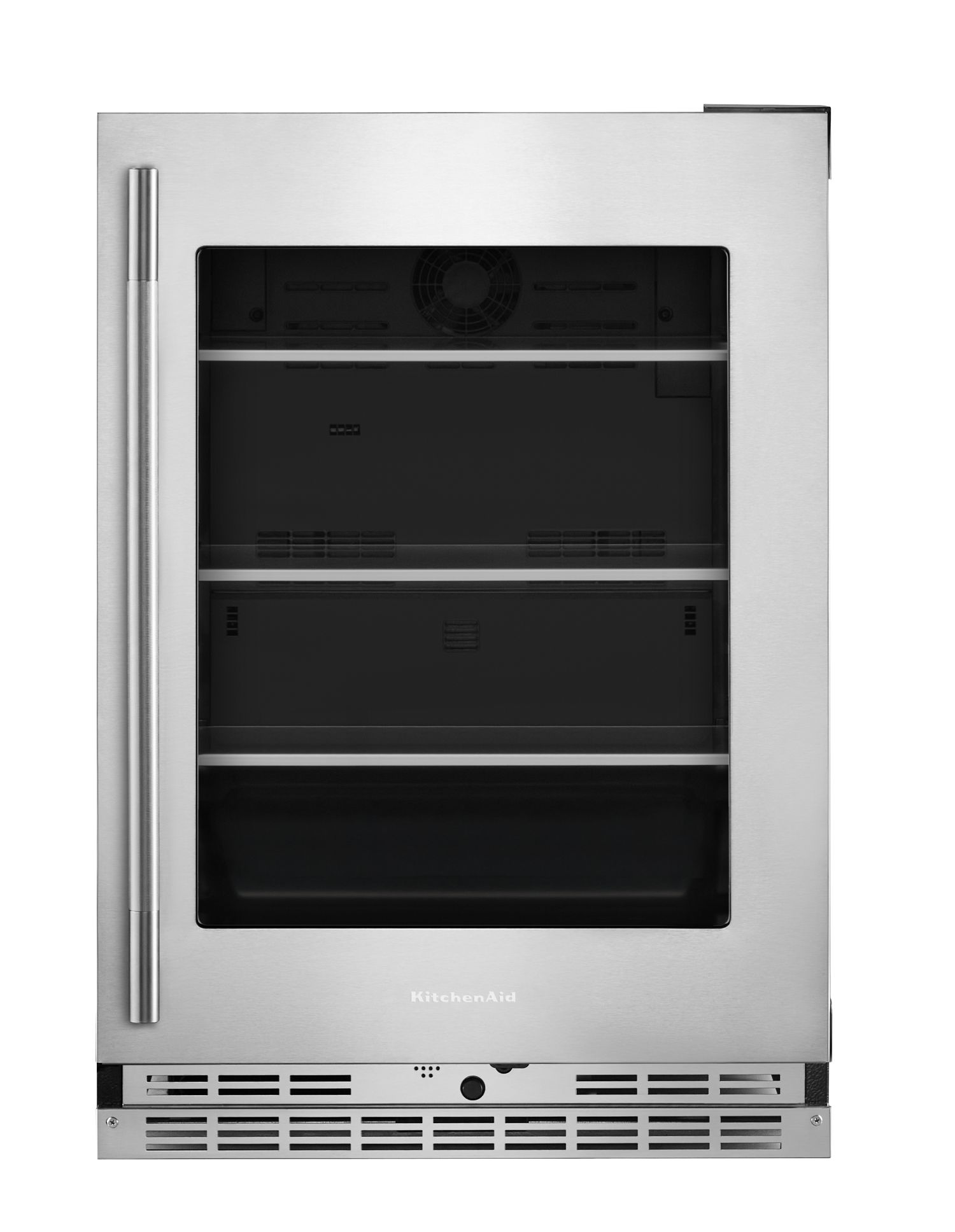 KitchenAid 5.0 Cu. Ft. 24 in. Undercounter Refrigerator w/ Right Door Swing In Printshield Stainless Steel in Finish KURR524SPS