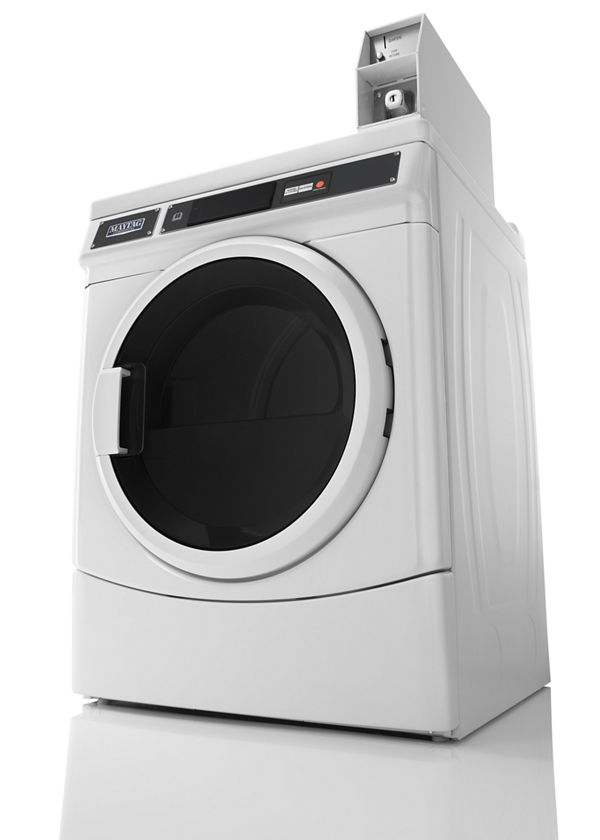 Commercial Electric Super-Capacity Dryer, Coin Drop-Ready