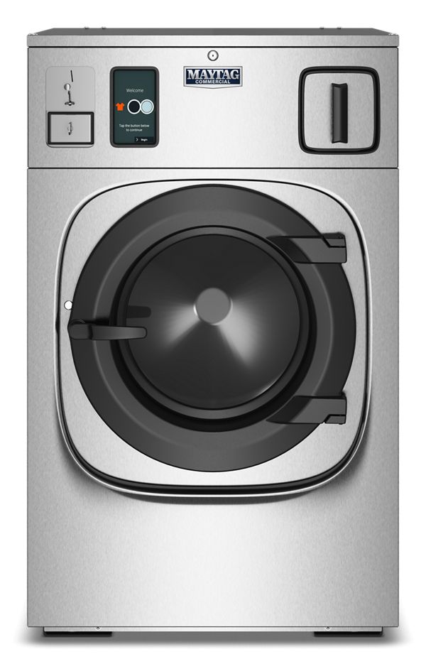 Commercial Multi-Load Rigid-Mount 45lb Washer, Coin Drop Equipped