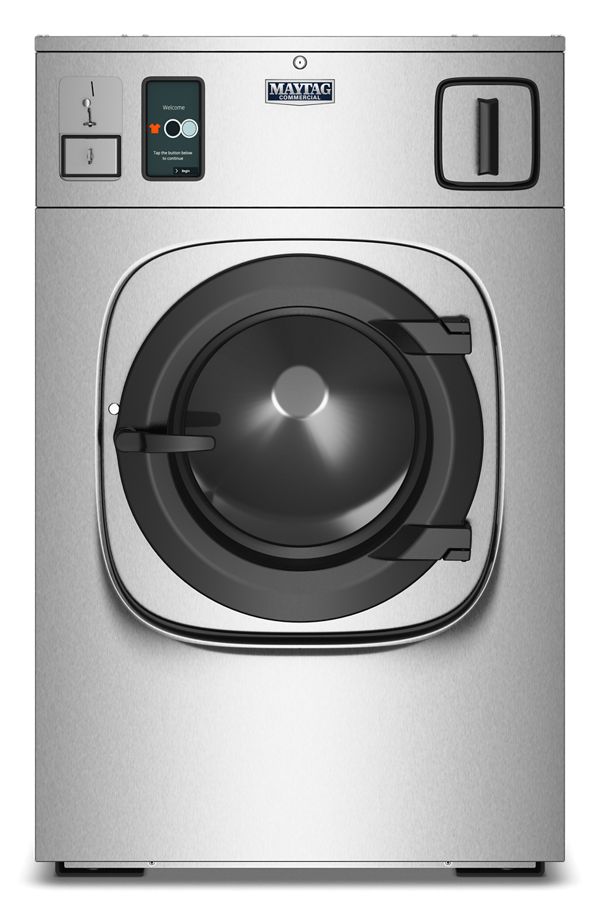 Commercial Multi-Load Rigid-Mount 55lb Washer, Coin Drop Equipped