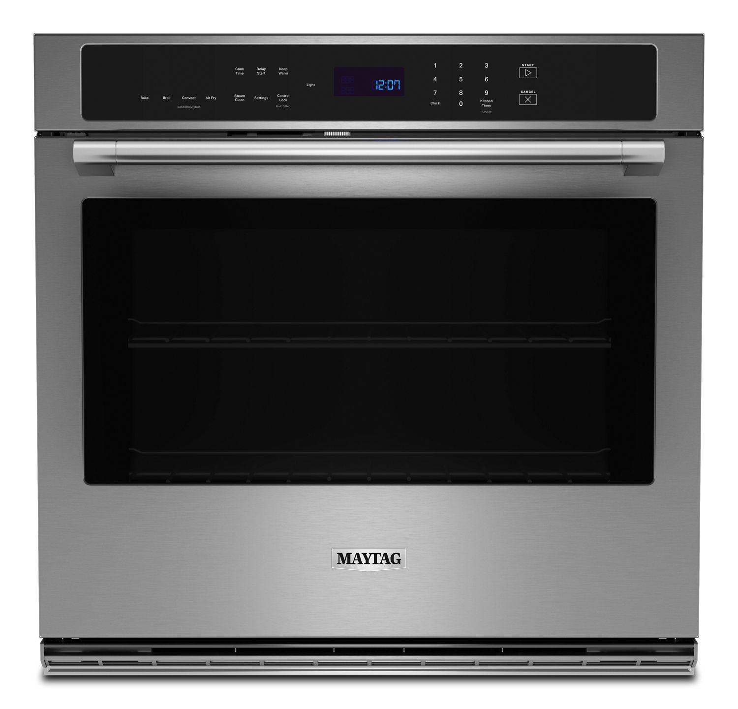 Maytag 30 In. Single Wall Oven W/ Evenair True Convection System, 5.0 Cu. Ft. In Fingerprint Resistant Stainless Steel