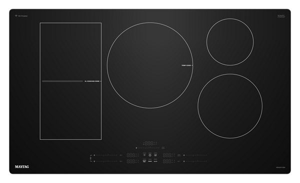 Maytag 36 In. Wide Induction Cooktop W/ Powerboost, 36 In. In Black