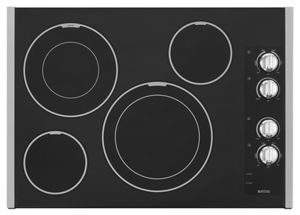 30-inch Wide Electric Cooktop with Two Dual-Choice™ Elements
