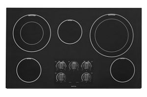 36-inch Wide Electric Cooktop with Dual-Choice™ Elements