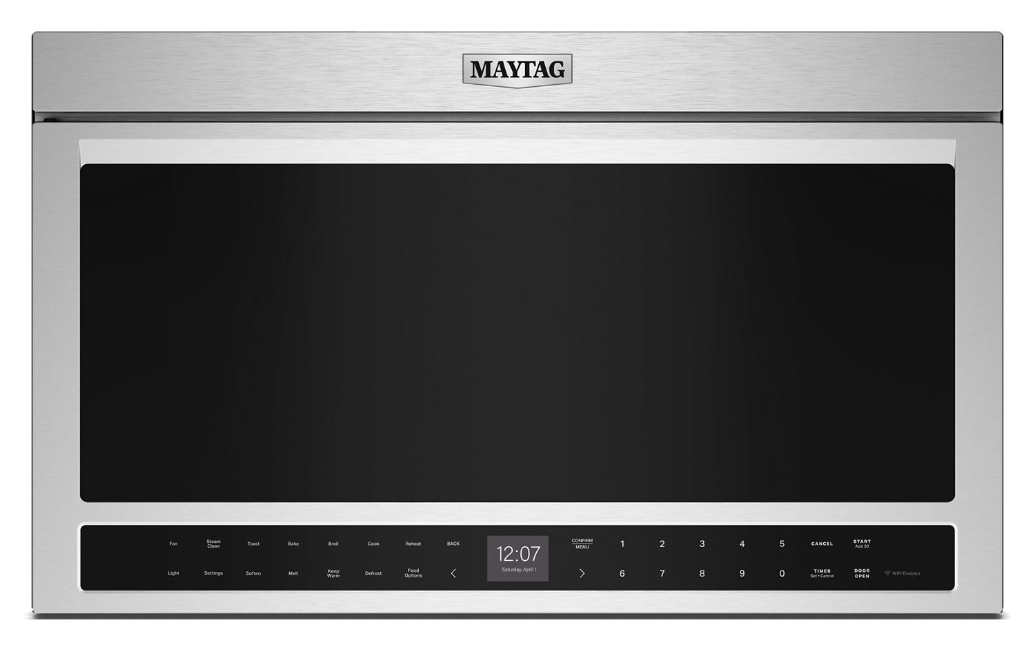 Maytag Flush Mount Microwave-Toaster Oven Combo, 1.1 Cu. Ft. In Fingerprint Resistant Stainless Steel