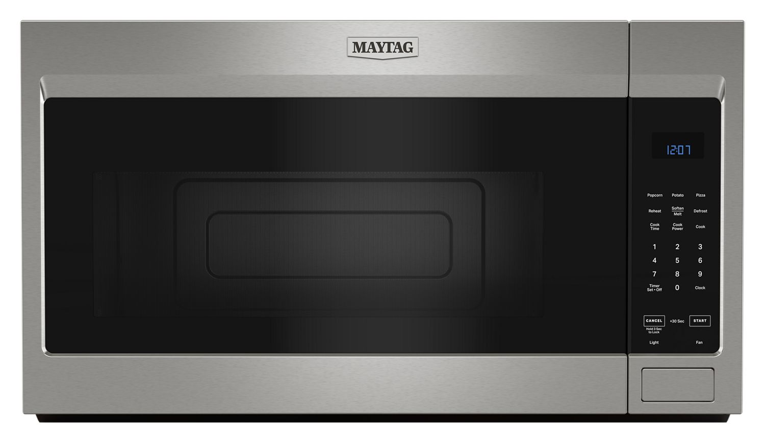 Maytag Over-The-Range Microwave W/ Non-Stick Interior Coating ., 1.7 Cu. Ft. In Fingerprint Resistant Stainless Steel
