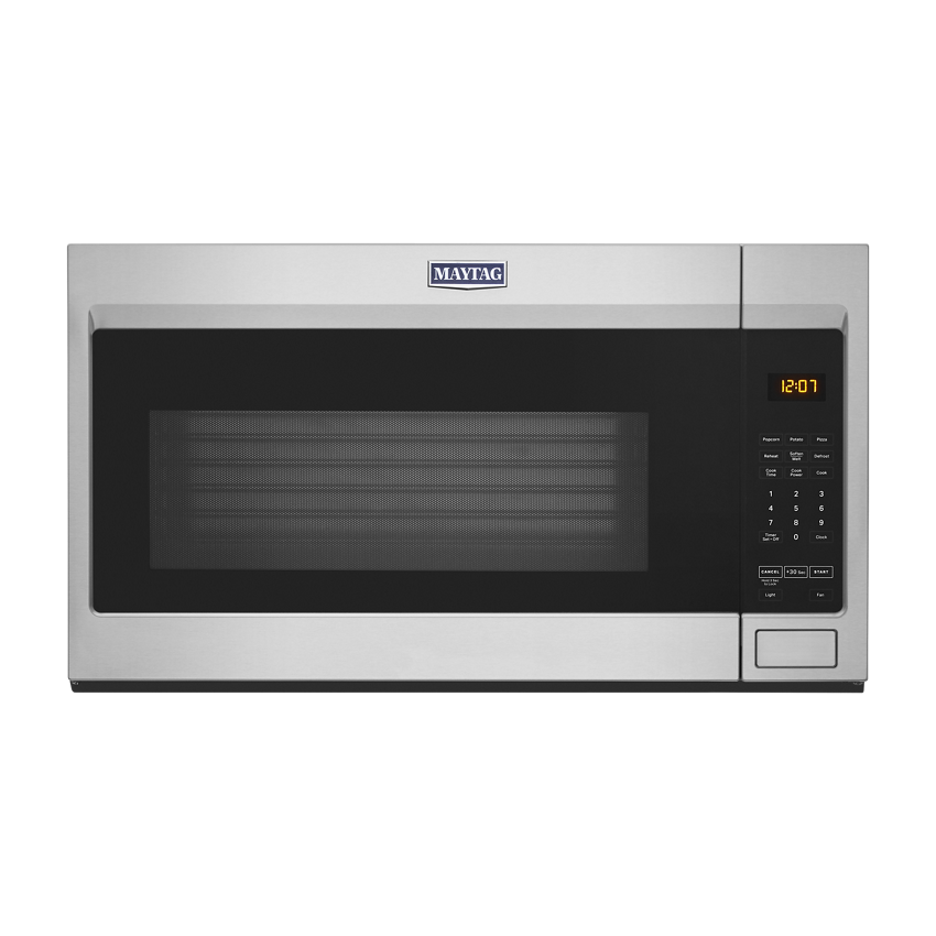 1.7 cu ft. Smart Over-the-Range Microwave with Convection & Slim Fry™ in  Black Stainless Steel