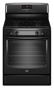 5.8 cu. ft. capacity gas range with two Power Cook burners