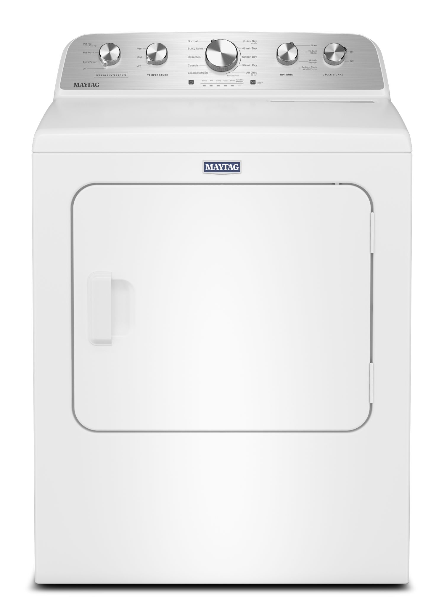Maytag Top Load Dryer W/ Pet Pro Option In White