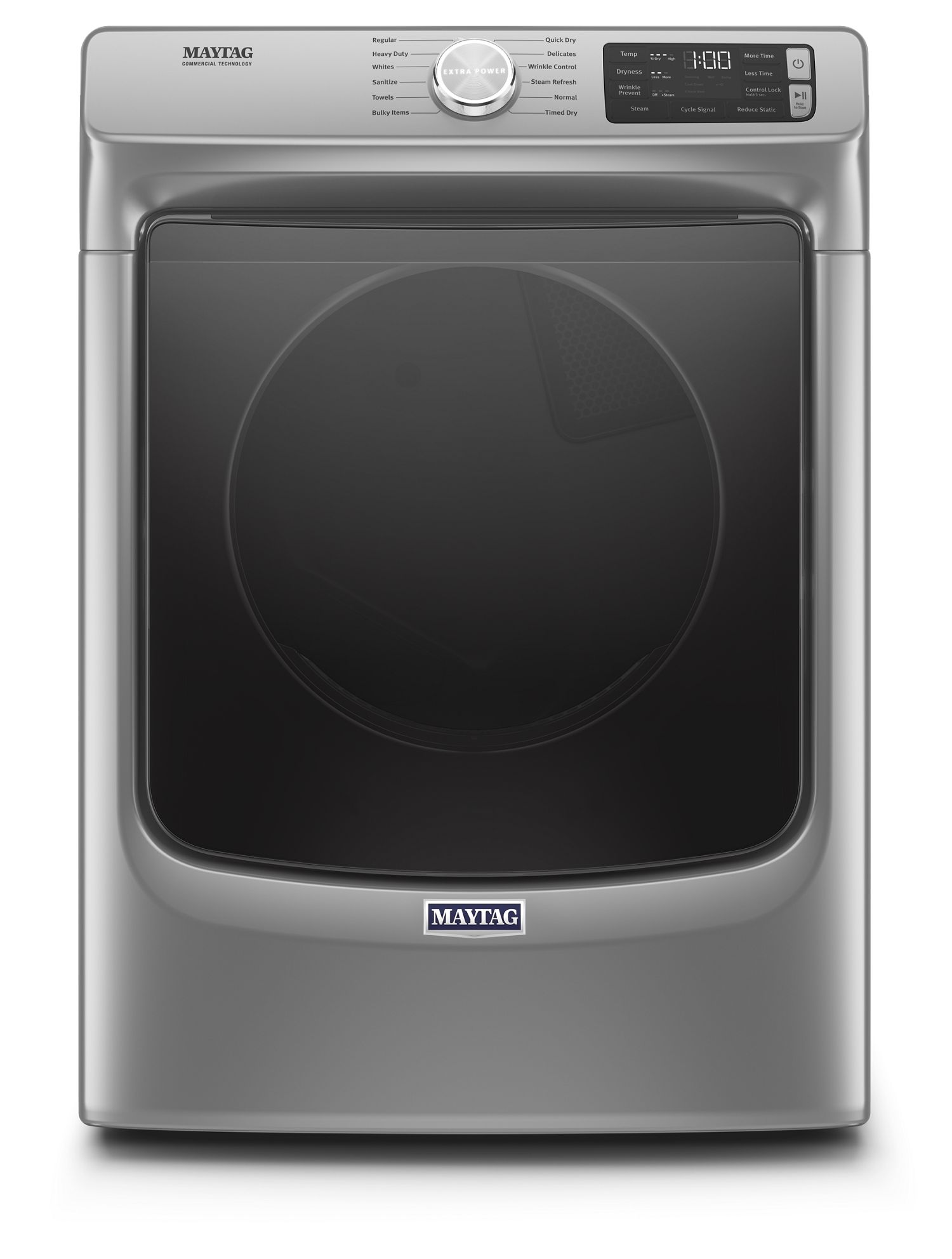 Maytag Front Load Electric Dryer W/ Extra Power And Quick Dry Cycle, 7.3 Cu. Ft. In Metallic Slate