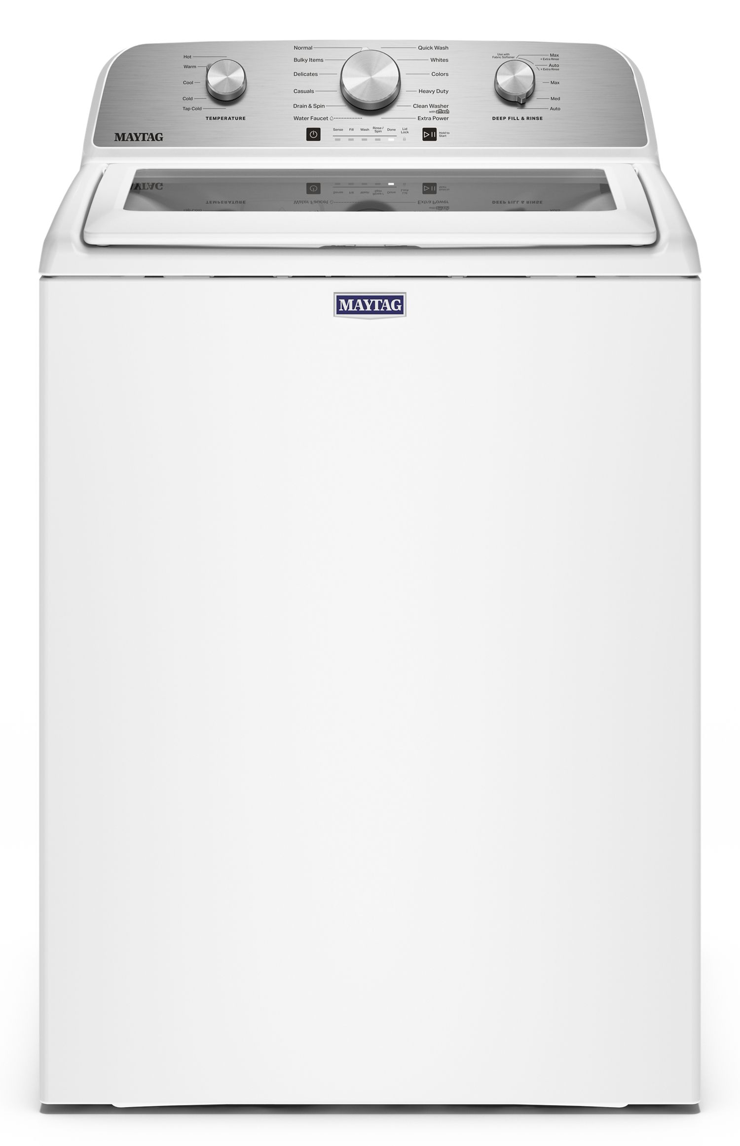 Maytag Top Load Agitator Washer, 4.7 Cu. Ft. In White