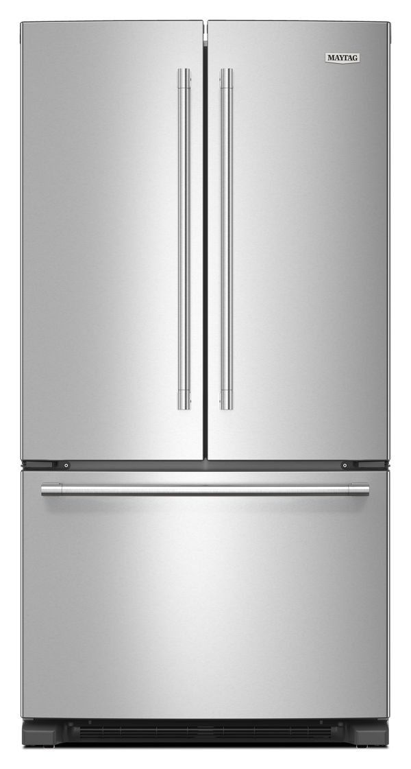 Maytag® 36 Inch Wide French Door Bottom Mount Refrigerator with Max Cool Setting - 25 Cu. Ft.