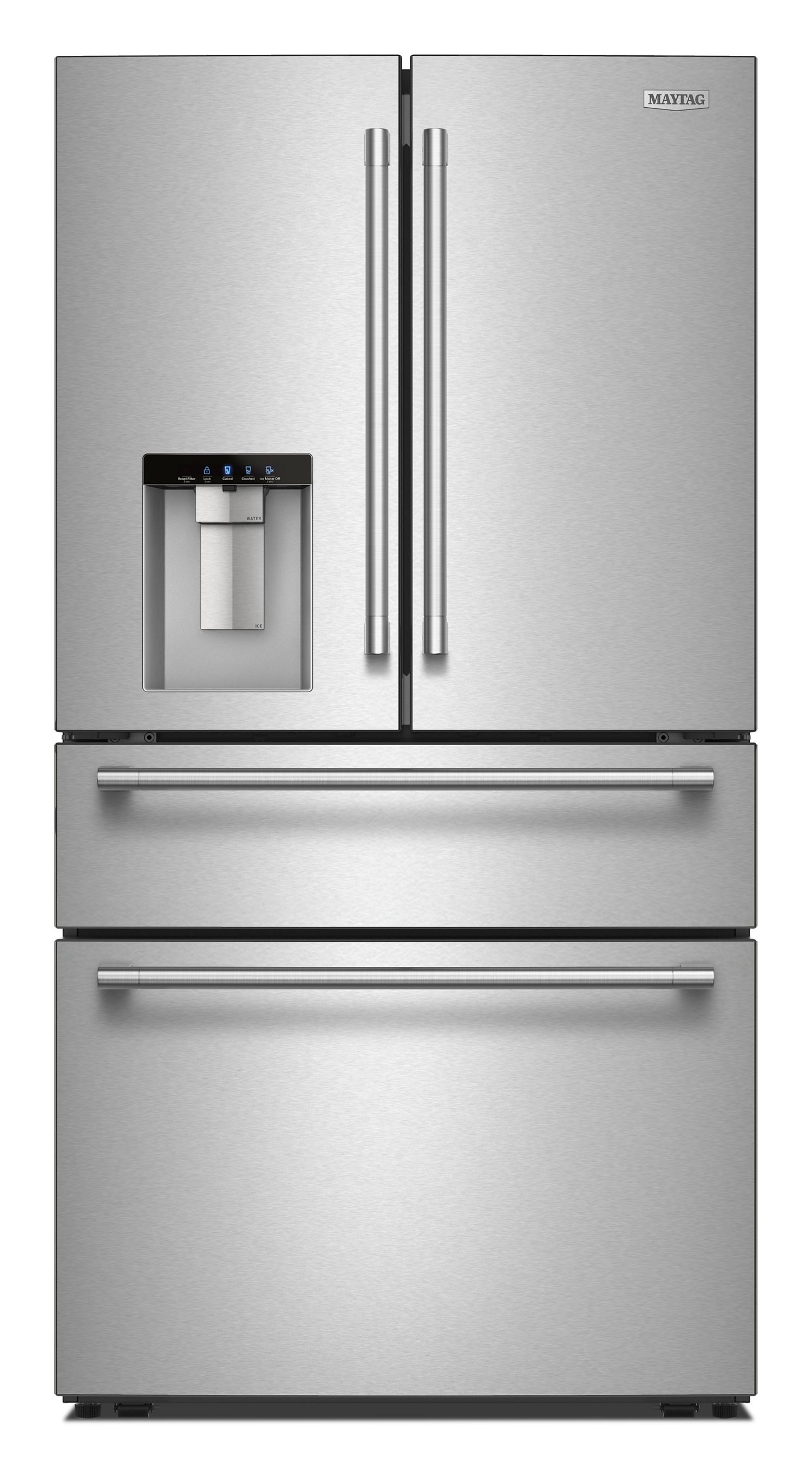 Maytag Xl Capacity French Door Bottom Mount Refrigerator W/ In-Door-Ice Dispensing System, 29 Cu. Ft. In Fingerprint-Resistant Stainless Finish