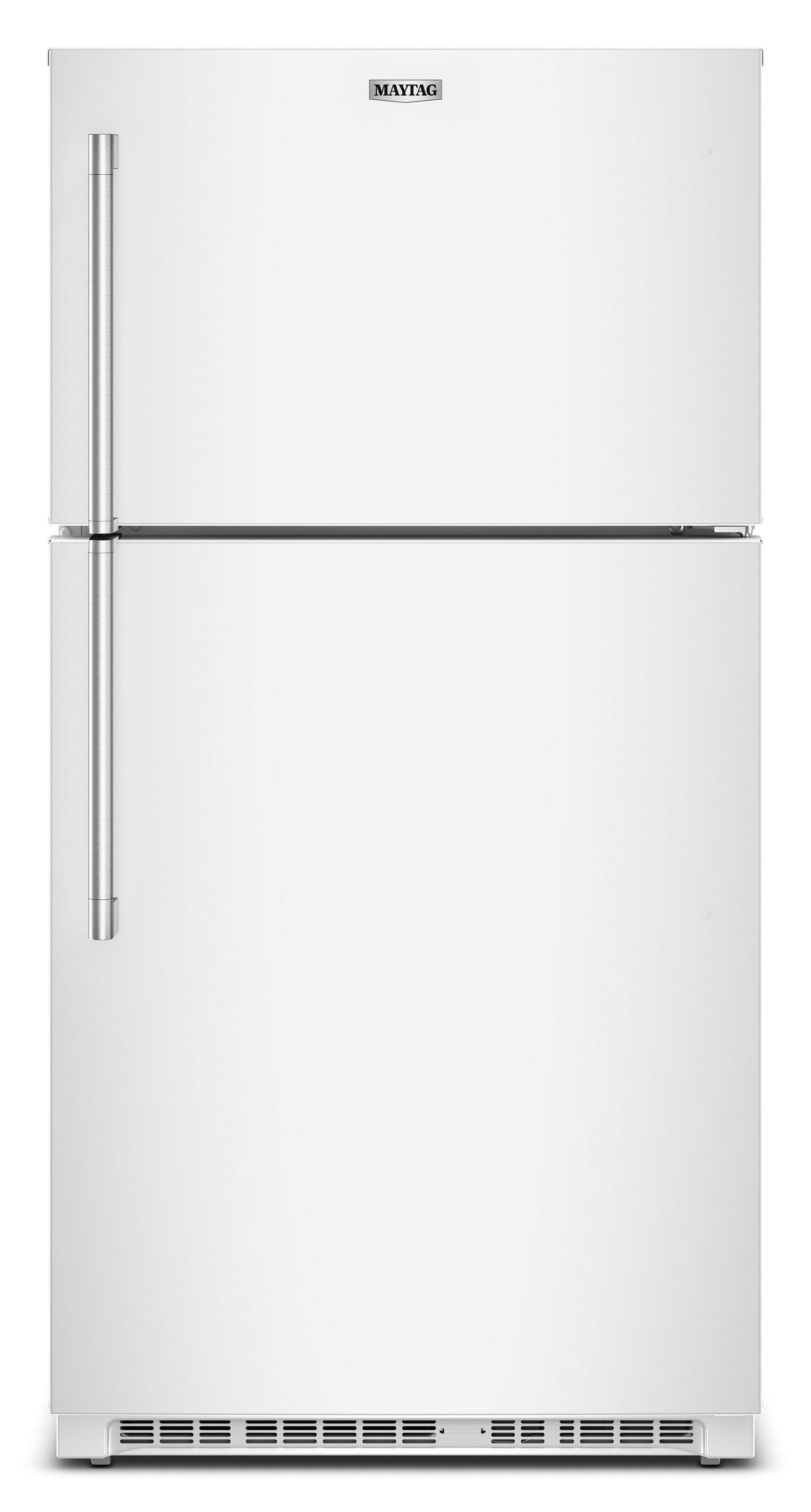 Maytag 33 In. Wide Top-Freezer Refrigerator W/ Garage Mode-, 21 Cu. Ft. In White
