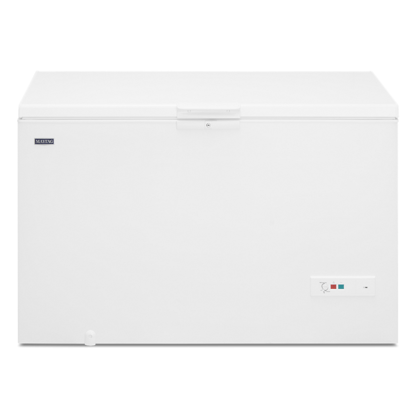 Amana® 9.0 Cu. Ft. White Compact Freezer, Dependable Maytag
