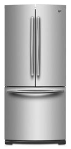 19.6 cu ft French Door Refrigerator with Strongbox™ Door Bins