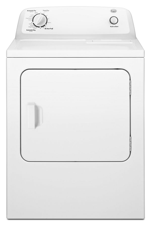 Whirlpool Roper® Dryer With Automatic Dryness Control In White , 6.5 Cu. Ft.