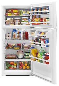 28-inch Wide Top Freezer Refrigerator - 14 cu. ft. White WRT314TFDW ...
