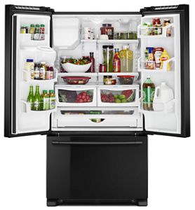 36- Inch Wide French Door Refrigerator with PowerCold® Feature - 25 Cu ...