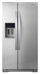refrigerator whirlpool stainless steel