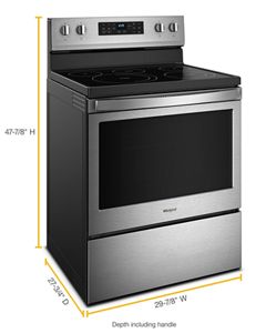 whirlpool stove wfe550s0hz