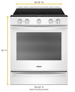 Estufa eléctrica Whirlpool 76 cm WEE750H0HV