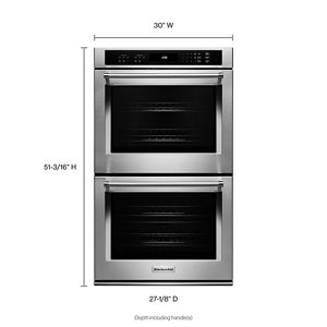 30" Double Wall Oven with EvenHeat™ Thermal Bake/Broil Stainless Steel