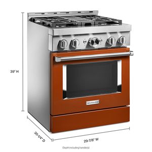 Kitchenaid KitchenAid® 30'' Smart Commercial-Style Gas Range with