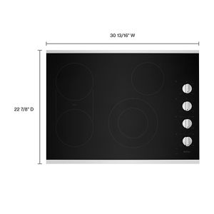 30-Inch Electric Cooktop with Reversible Grill and Griddle Stainless ...