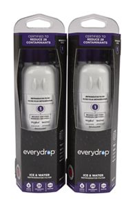 2 Pack Everydrop Refrigerator Water Filter 1 Edr1rxd1 Pack Of 2 Edr1rxv2p Kitchenaid