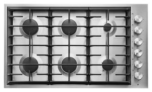 jenn air six burner gas range