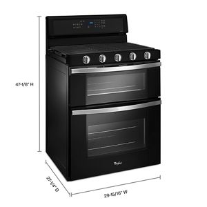 Whirlpool WGG745S0FS 6.0 Cu. Ft. Gas Double Oven Range with Center