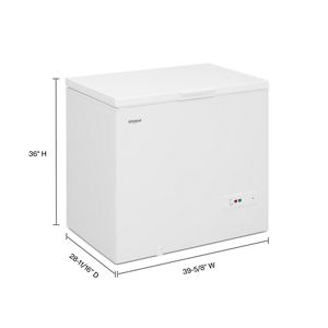 9 Cu. Ft. Convertible Freezer to Refrigerator with Baskets White ...