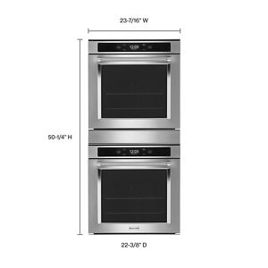 24 Smart Double Wall Oven With True Convection Best Deals And Price   Dimension P210800kc 017z.tif