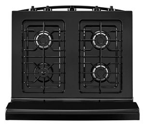 Amana 30 inch Gas Range With Standard Clean Oven In Black -- LP