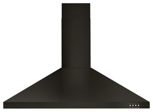 36" Contemporary Black Stainless Wall Mount Range Hood