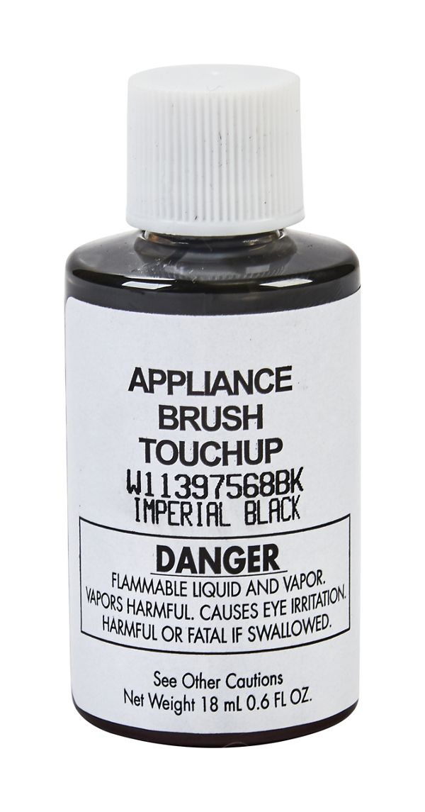 Appliance Touchup Paint Bottle, Imperial Black