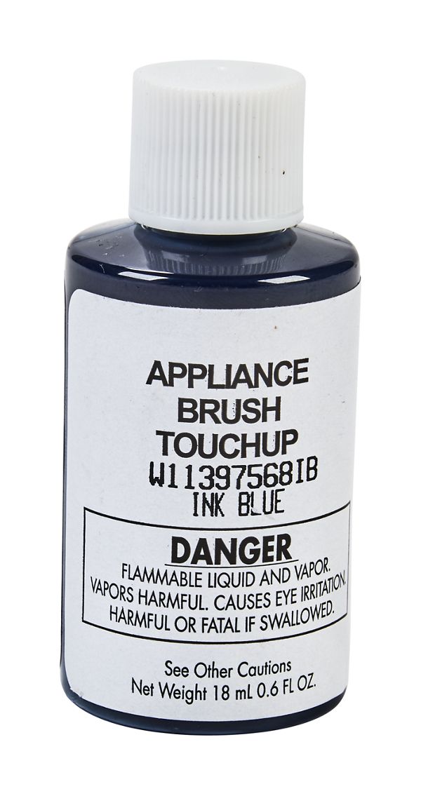 Appliance Touchup Paint Bottle, Ink Blue