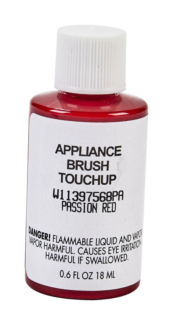 Appliance Touchup Paint Bottle, Passion Red