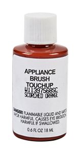 Appliance Touchup Paint Bottle, Scorched Orange