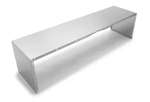 Full Width Duct Cover - 48 in. Stainless Steel