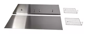 Backguard with Shelf - 48" Stainless Steel