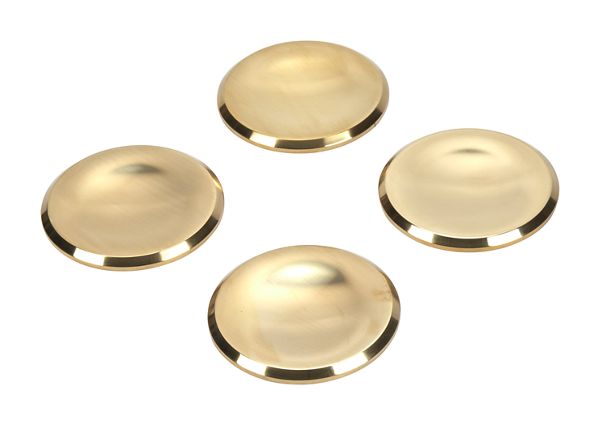 Set of 4 Range Large Brass Burner Caps