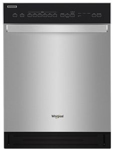 stainless whirlpool dishwasher