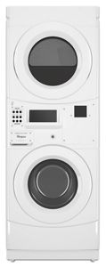 Commercial Gas Stack Washer/Dryer, Card Reader-Ready
