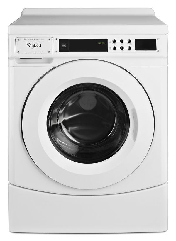 27" Commercial High-Efficiency Energy Star-Qualified Front-Load Washer, Non-Vend