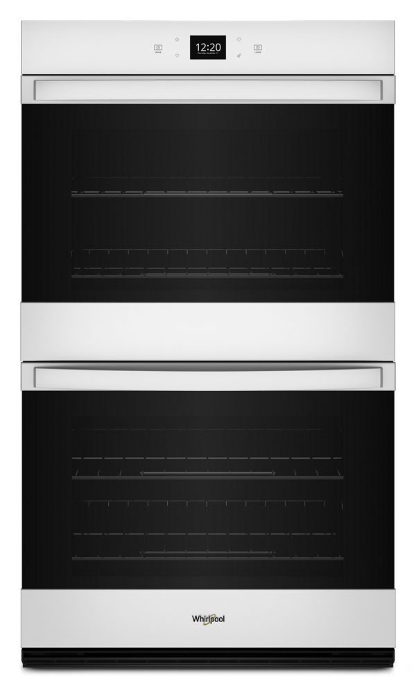 Whirlpool® 8.6 Total Cu. Ft. Double Wall Oven With Air Fry When Connected In White , WOED5027LW