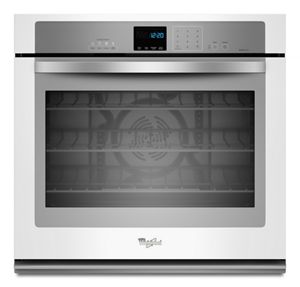 White Ice Gold 5 0 Cu Ft Single Wall Oven With Steamclean
