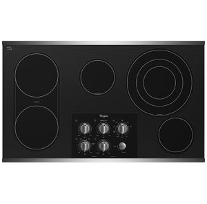 Gold® 36 Inch Electric Ceramic Glass Cooktop With 8 Bridge Element Whirlpool 5971