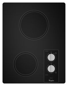 15-inch Electric Cooktop with Easy Wipe Ceramic Glass